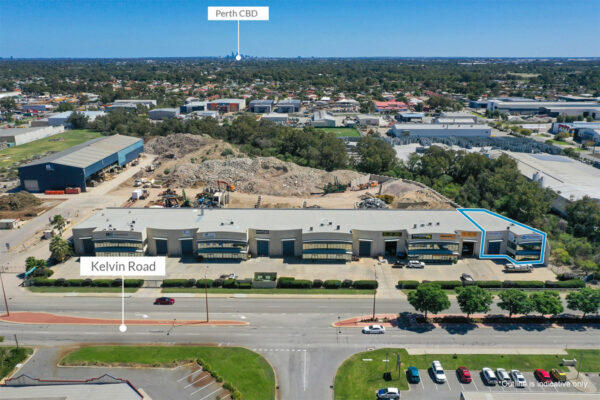 Drone View of 9-48 Kelvin Road Maddington WA 6109